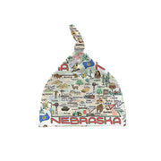 Nebraska Map Baby Hat - JERSEY