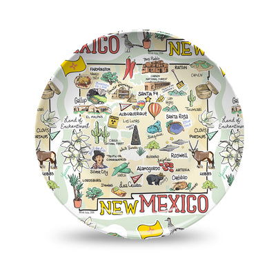 New Mexico Map Plate