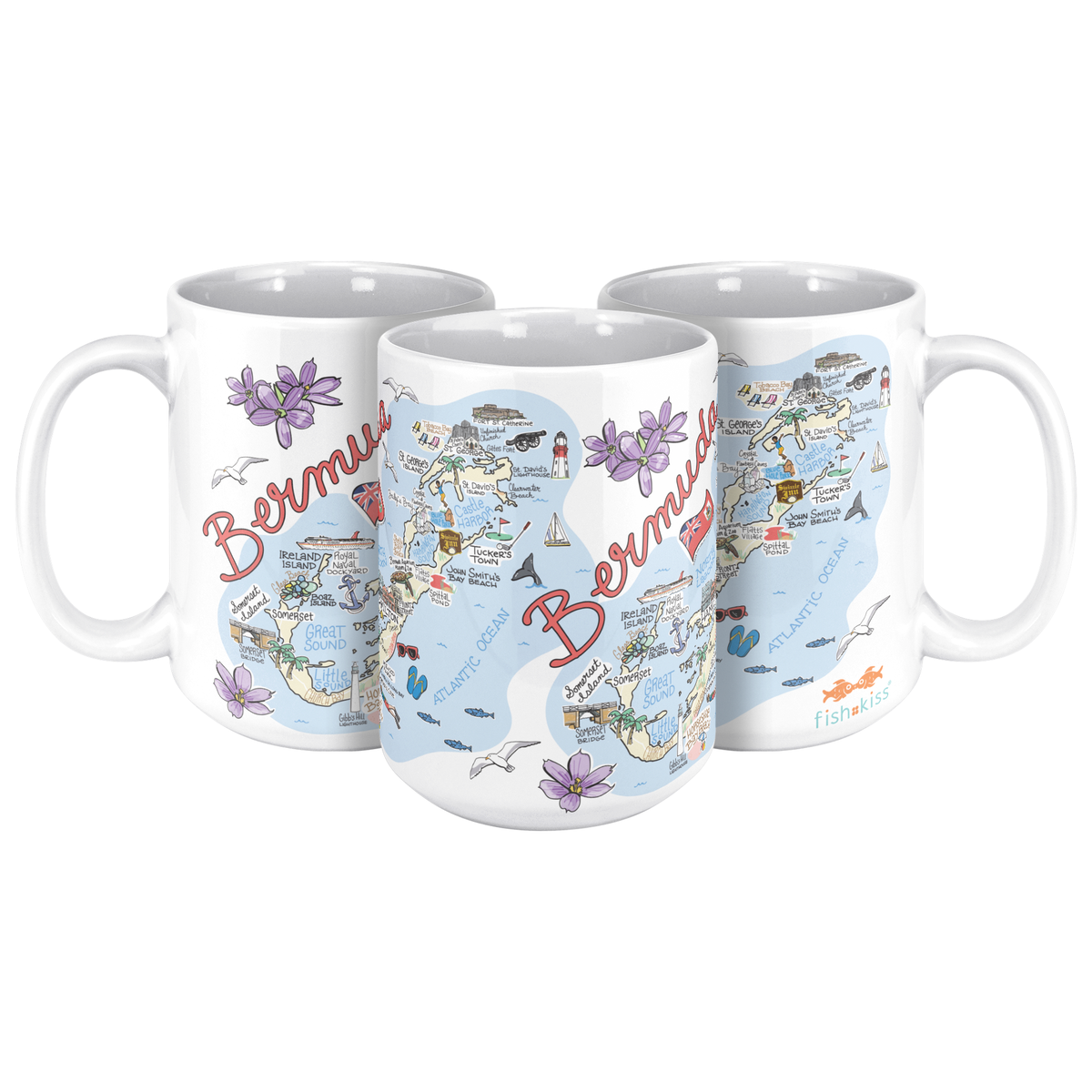 Bermuda 15oz White Mug