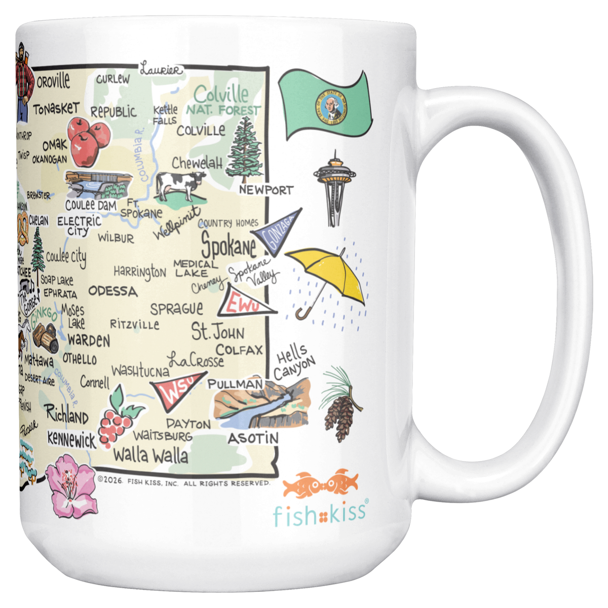 Washington 15oz White Mug