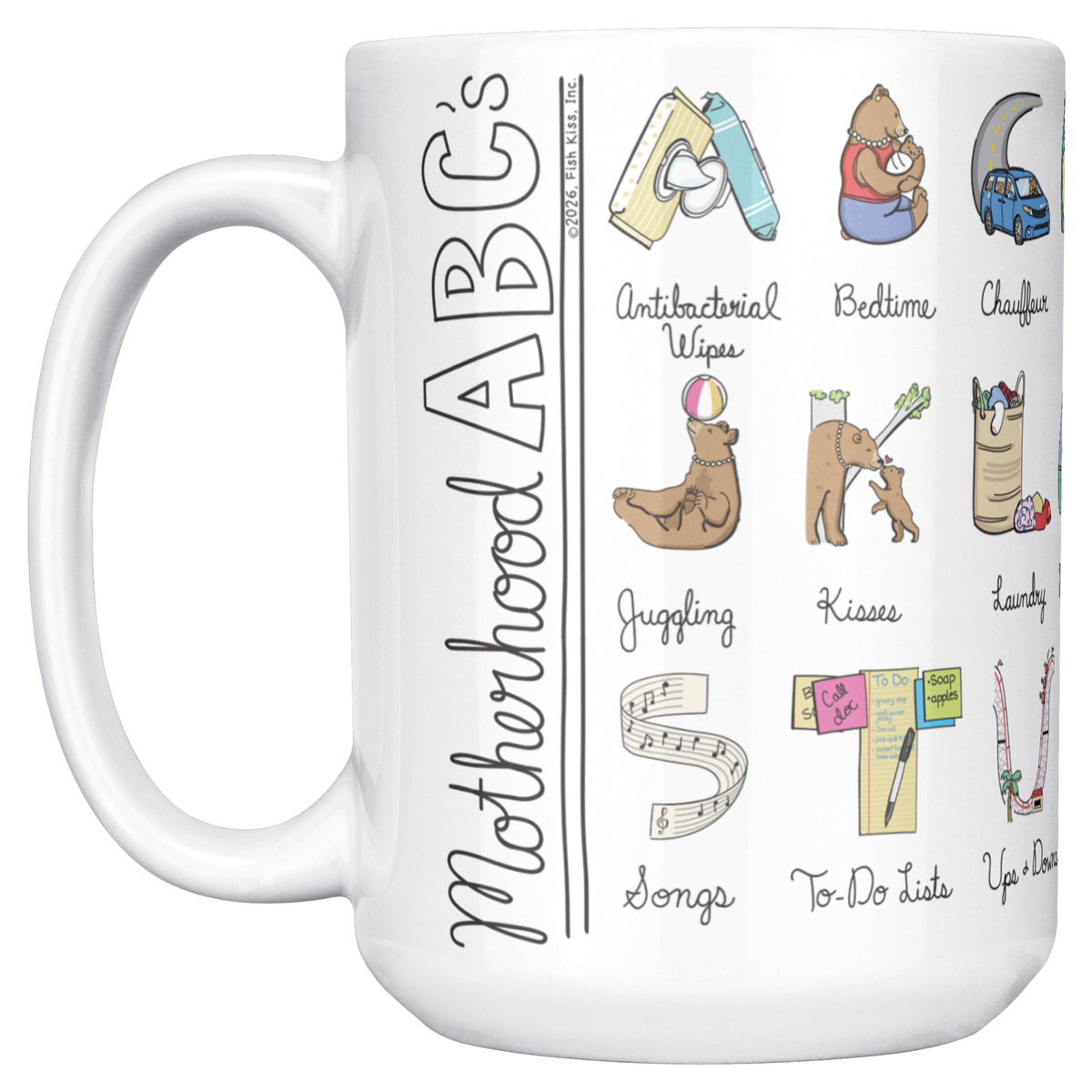 Motherhood 15oz White Mug