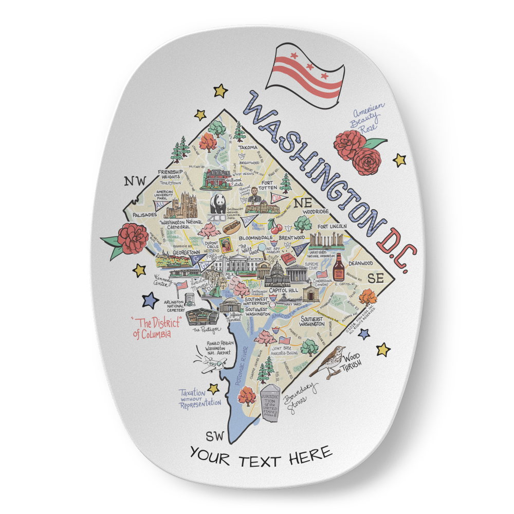 Custom Cities, territories and Destinations Platter