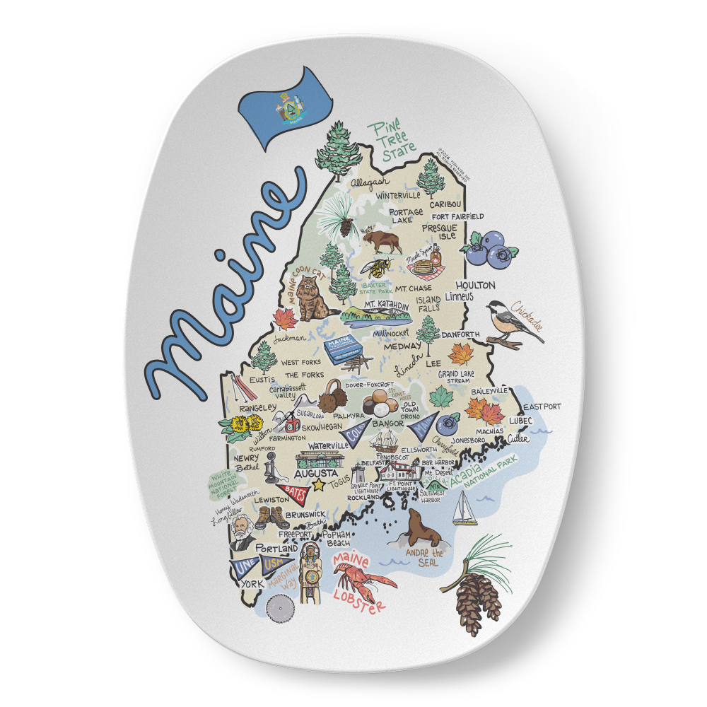 State Map Platter