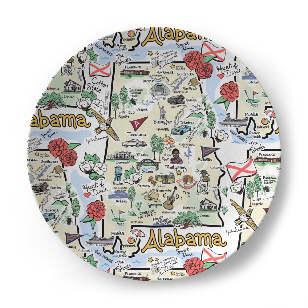 State Map Plate