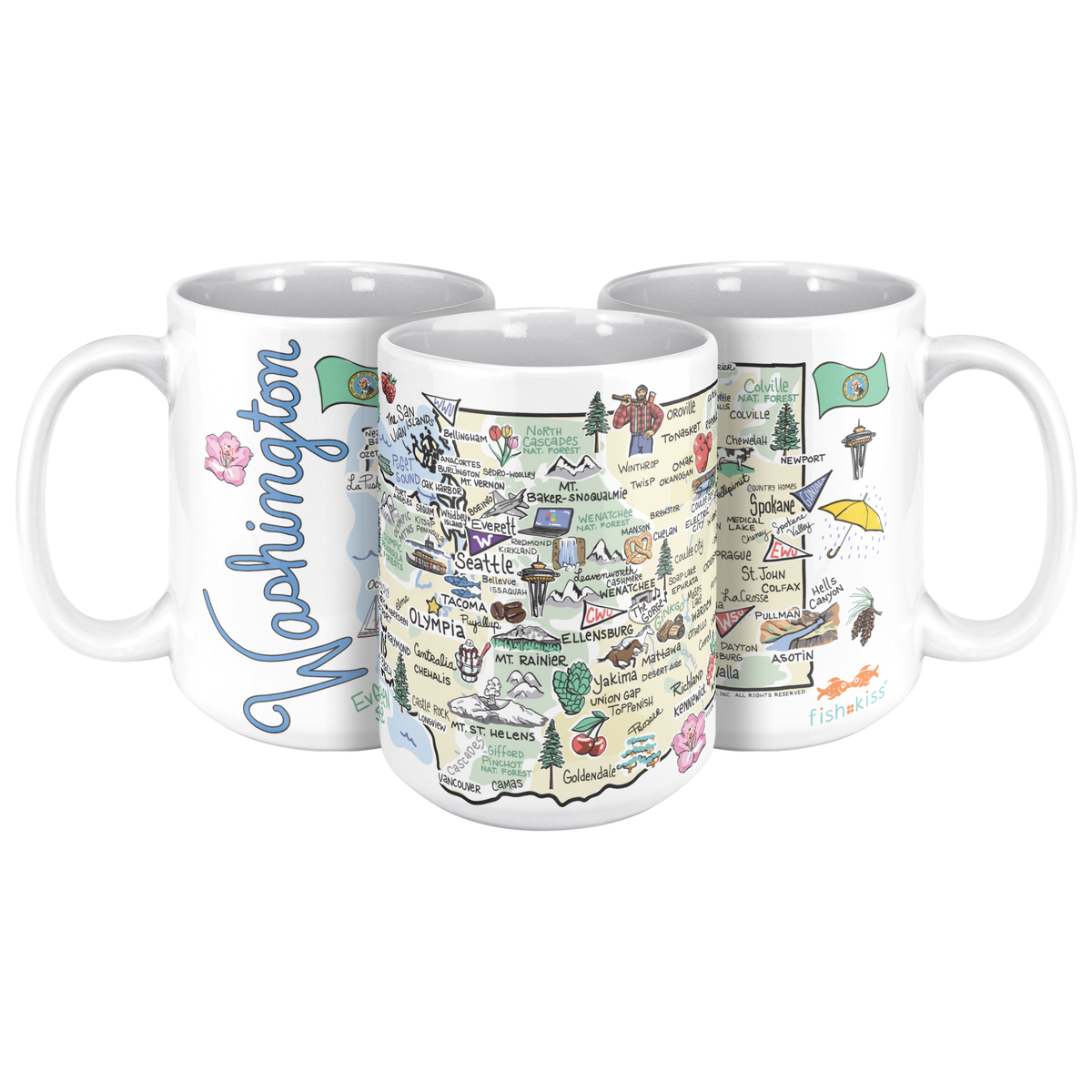 Washington 15oz White Mug