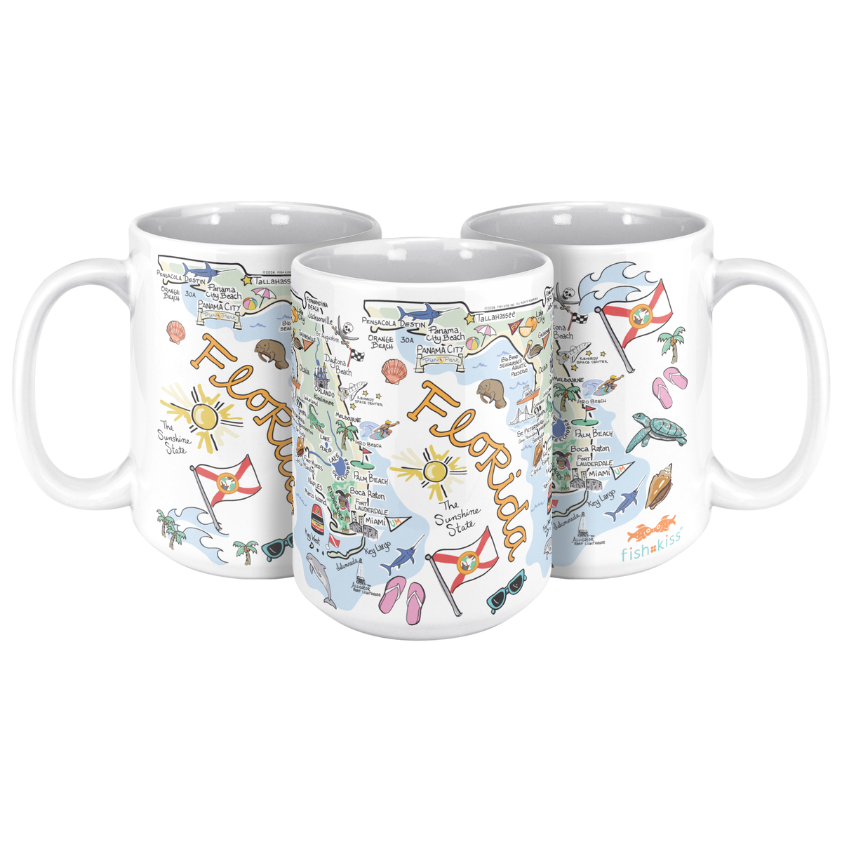 Florida 15oz White Mug