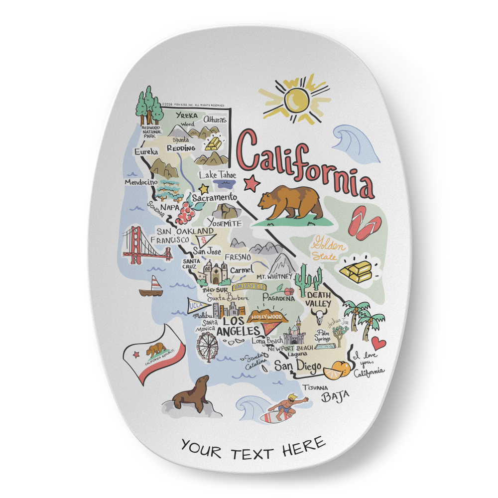 State Map Platter