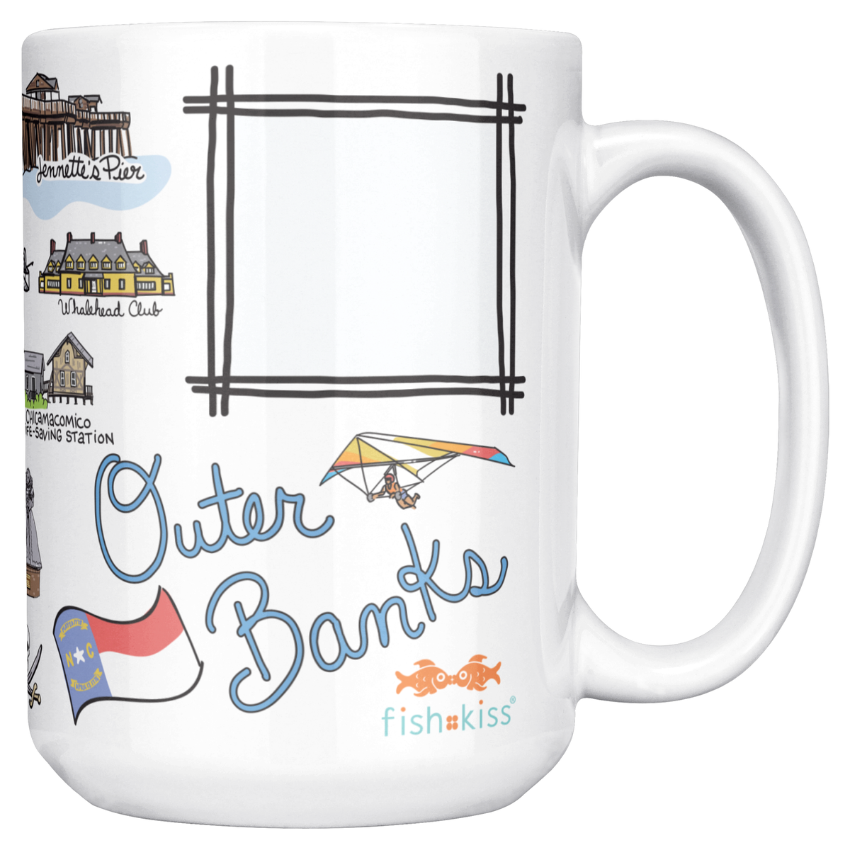 Outer Banks 15oz White Mug