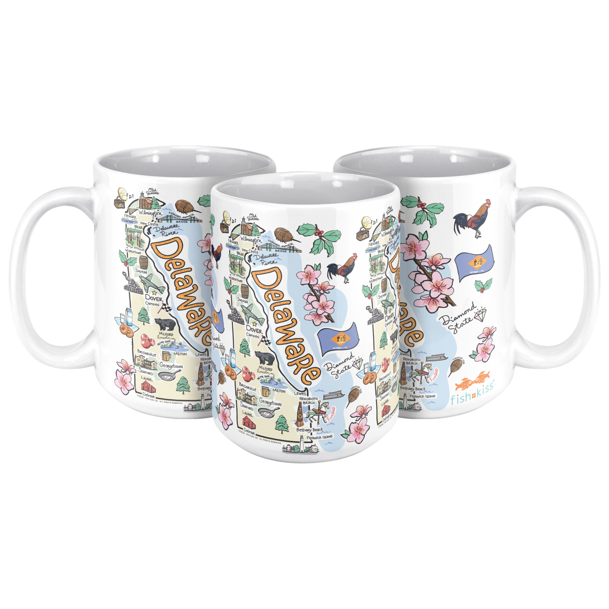 Delaware 15oz White Mug