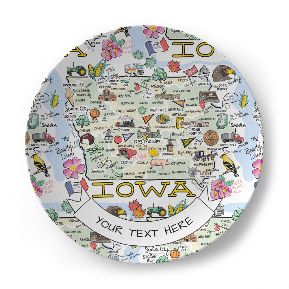 Custom Iowa Plate