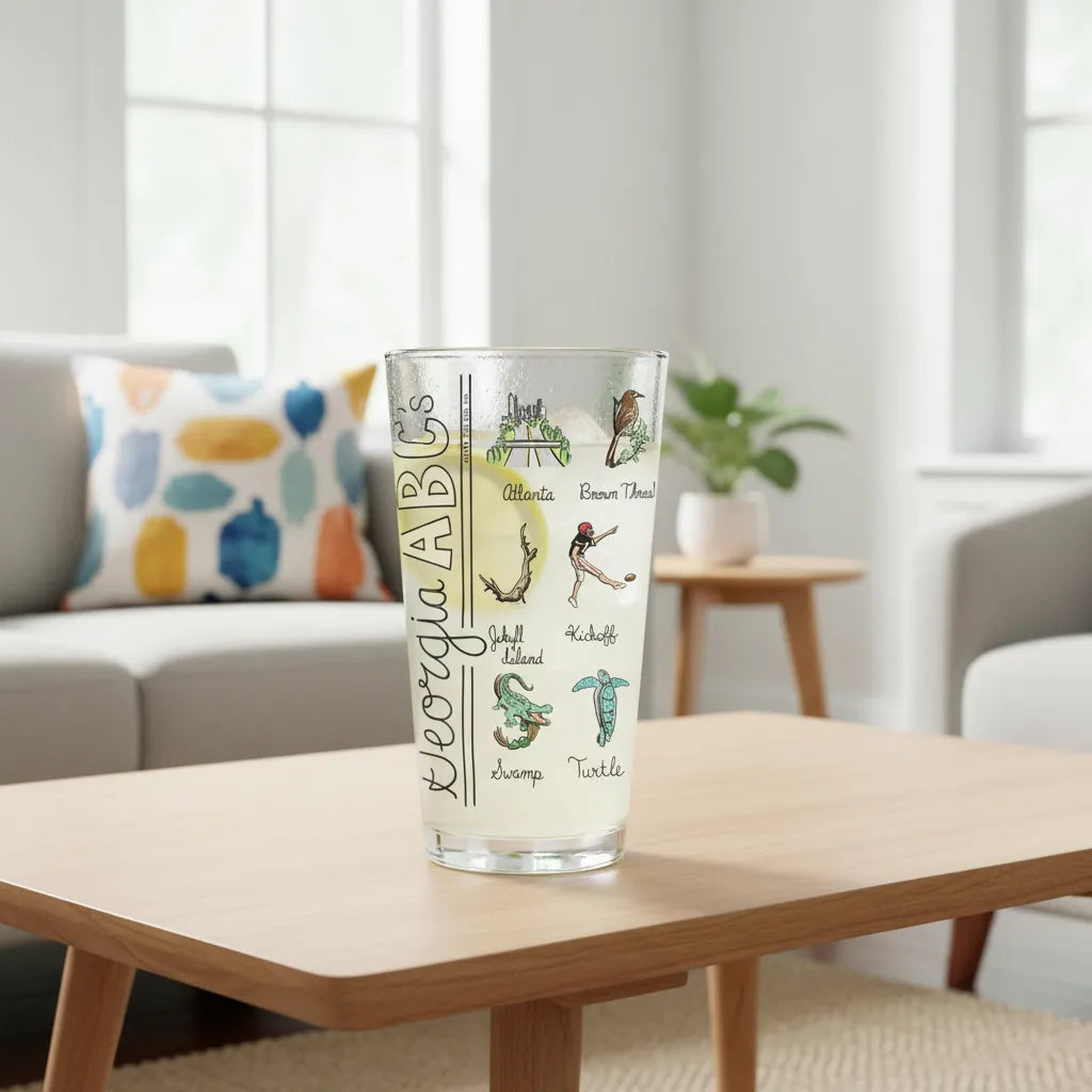 Georgia Alphabet Glass