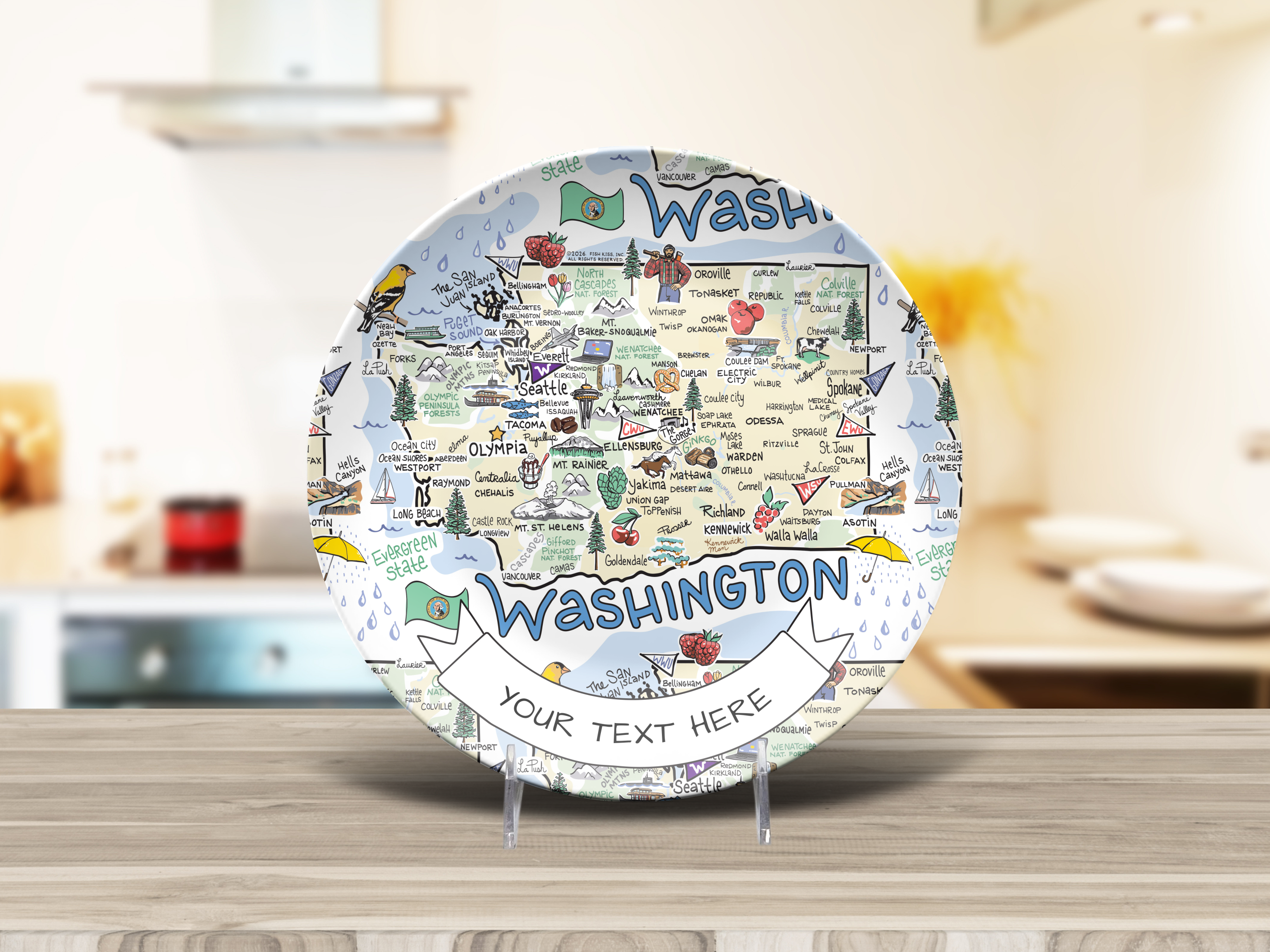 Custom Washington Plate