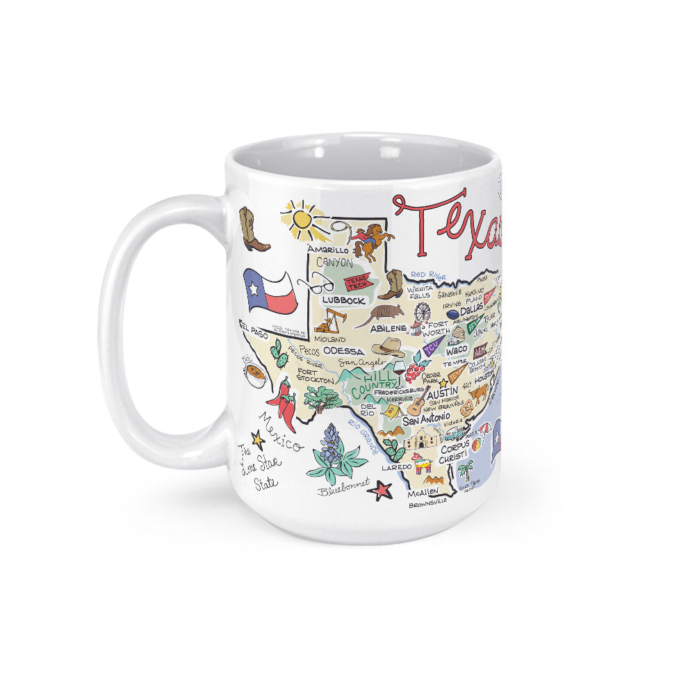 Texas Map Mug