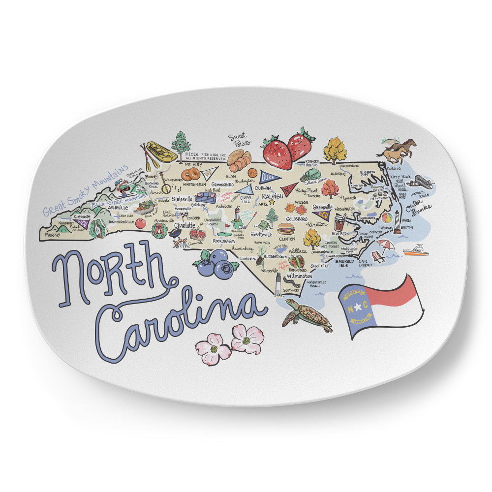 State Map Platter