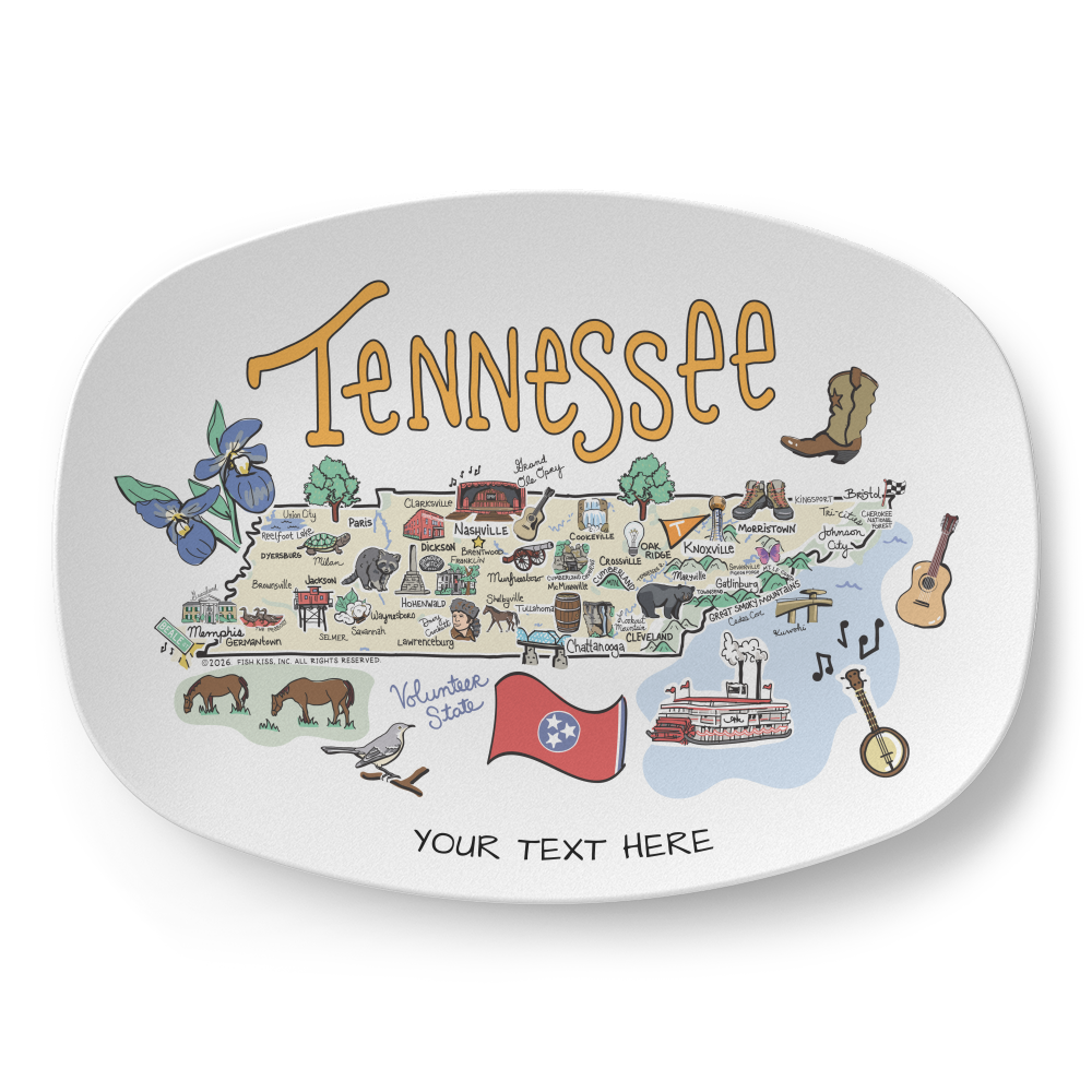 State Map Platter