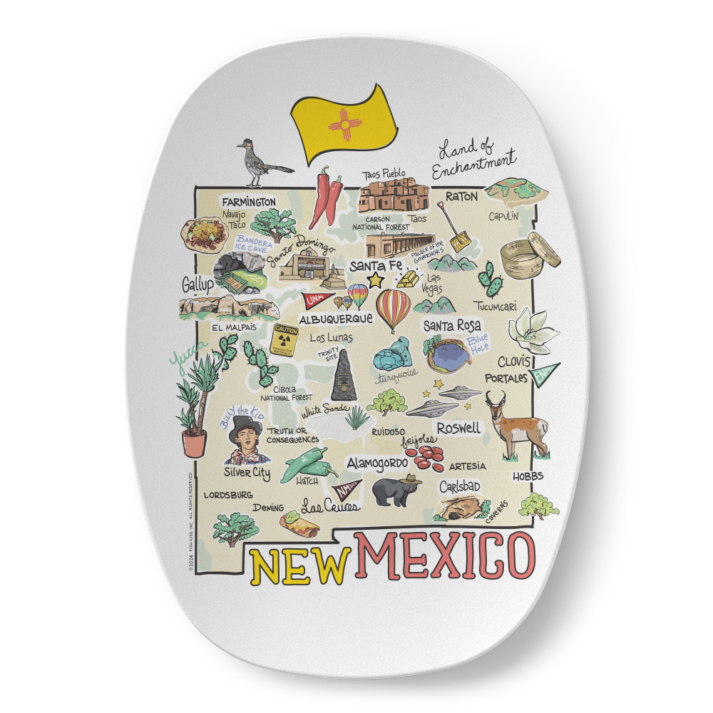 State Map Platter