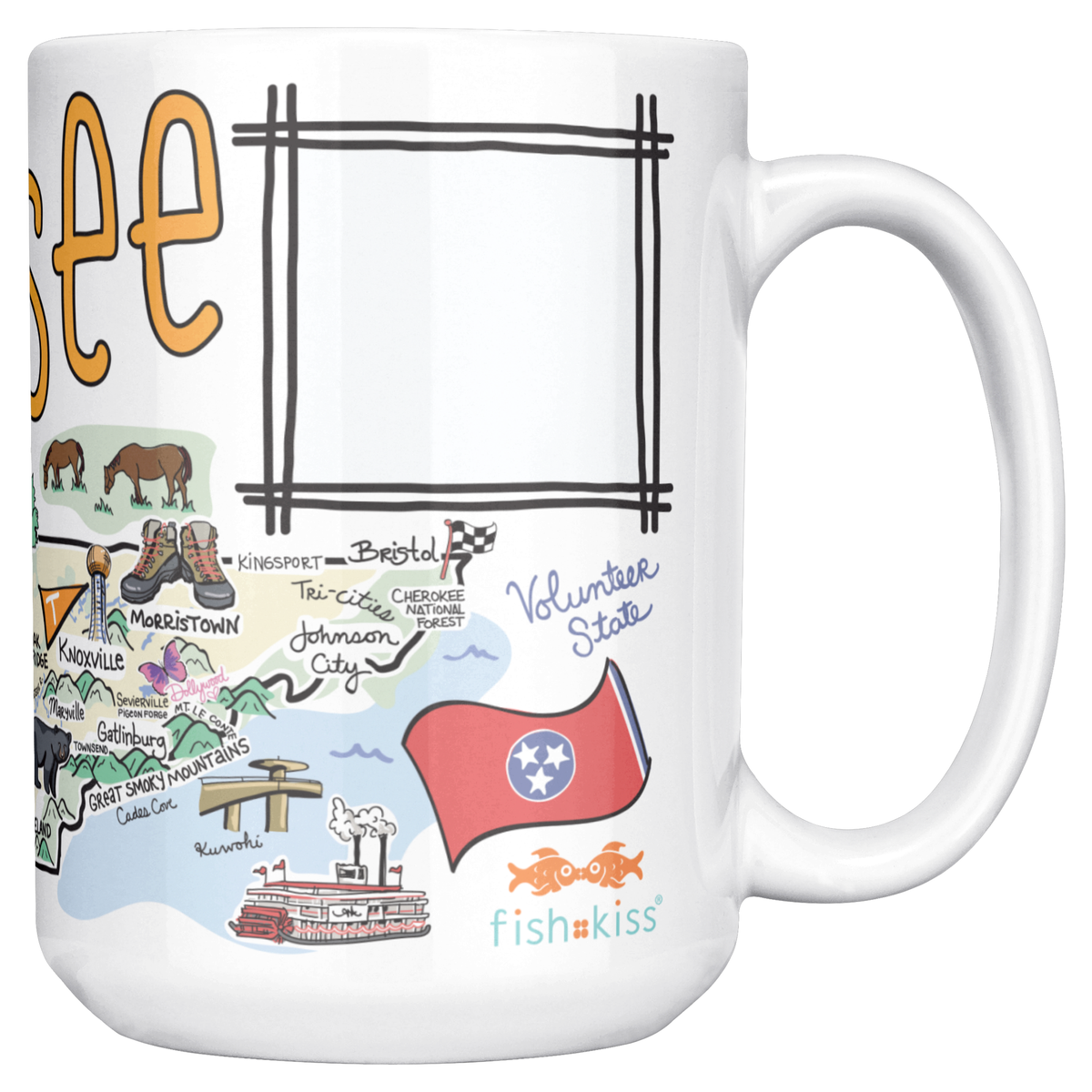 Tennessee 15oz White Mug