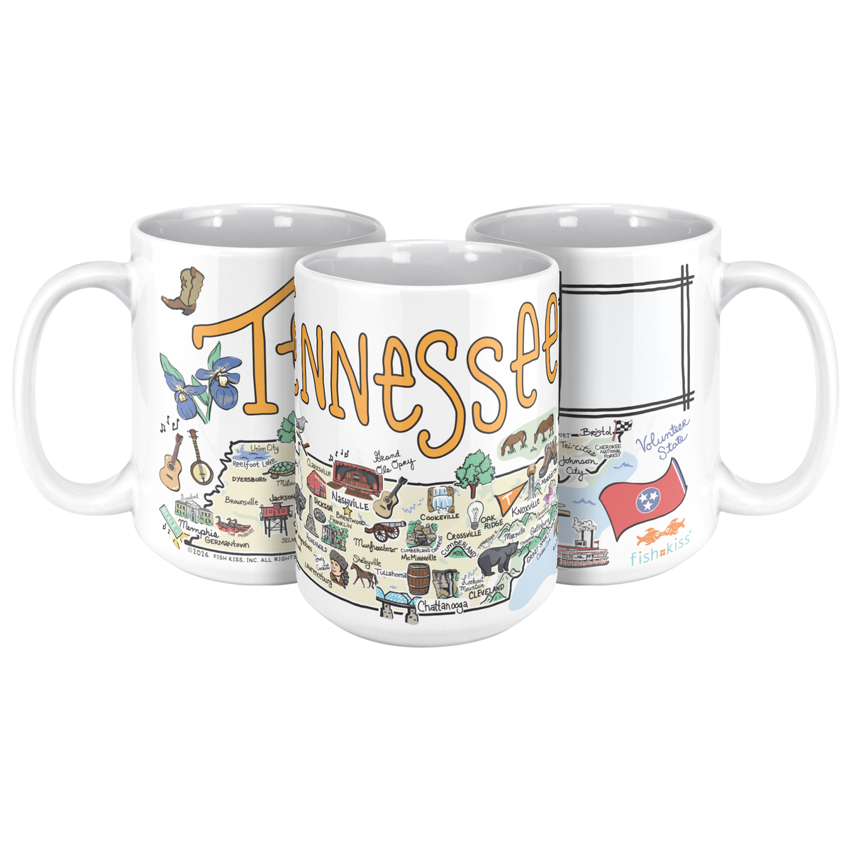 Tennessee 15oz White Mug