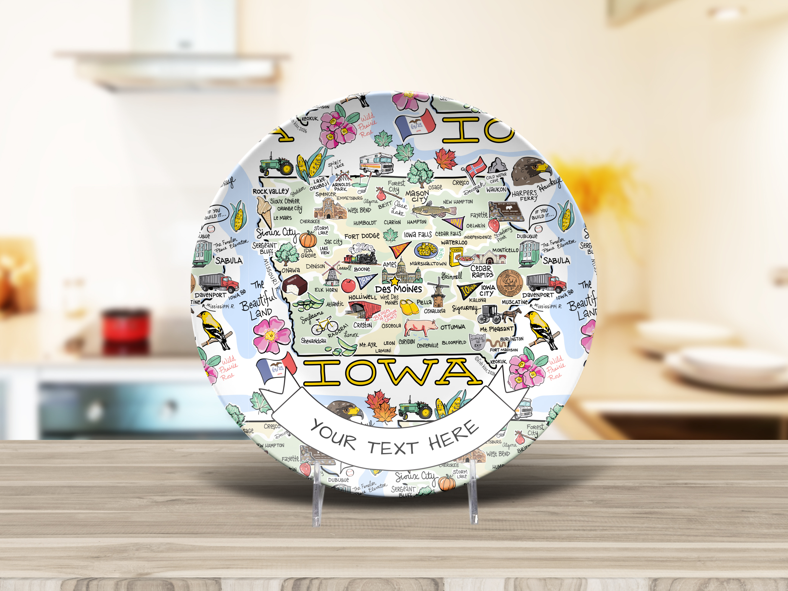 Custom Iowa Plate