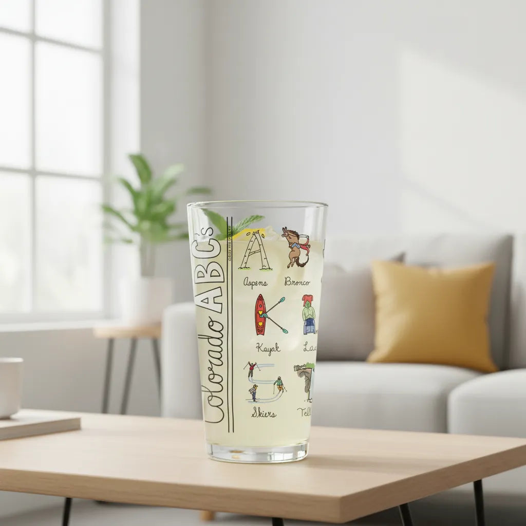 Colorado Alphabet Glass