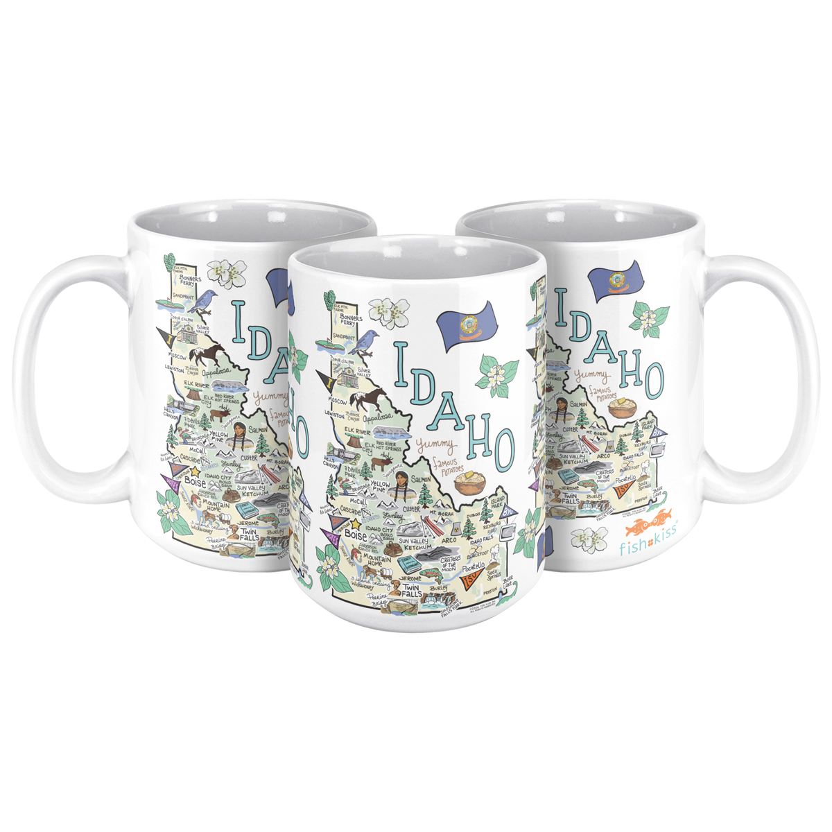 Idaho 15oz White Mug