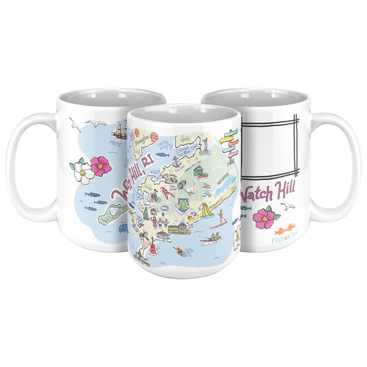 Watch Hill 15oz White Mug