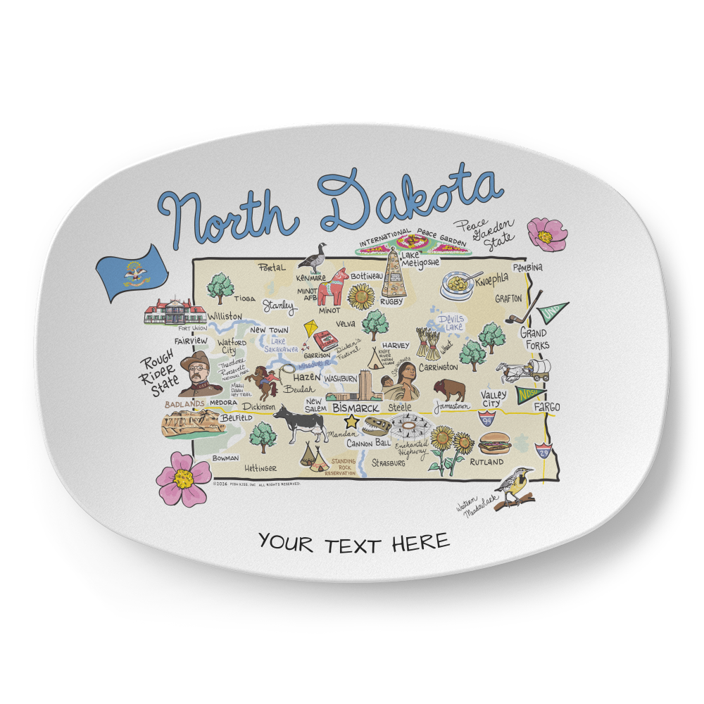State Map Platter