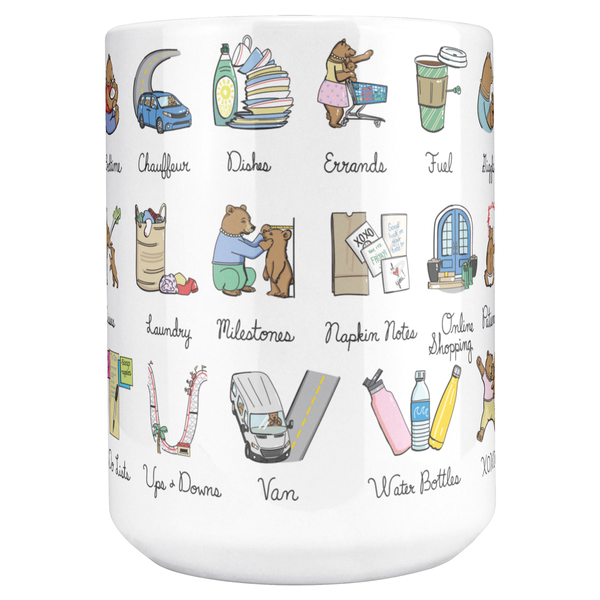 Motherhood 15oz White Mug