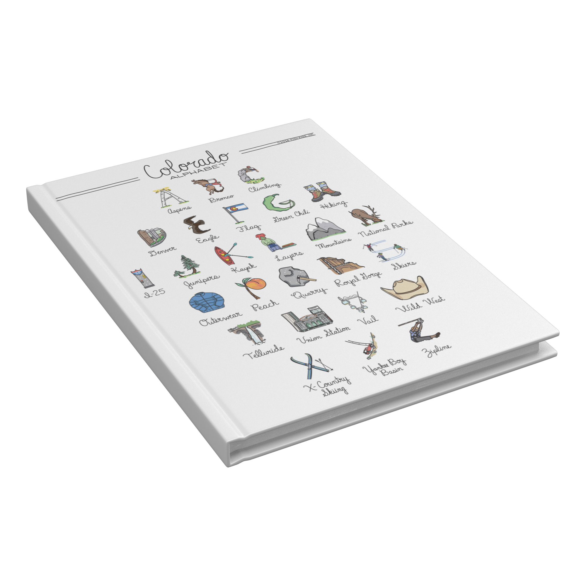 Colorado Alphabet Hardcover Journal