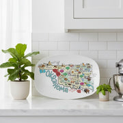 Oklahoma Map Platter