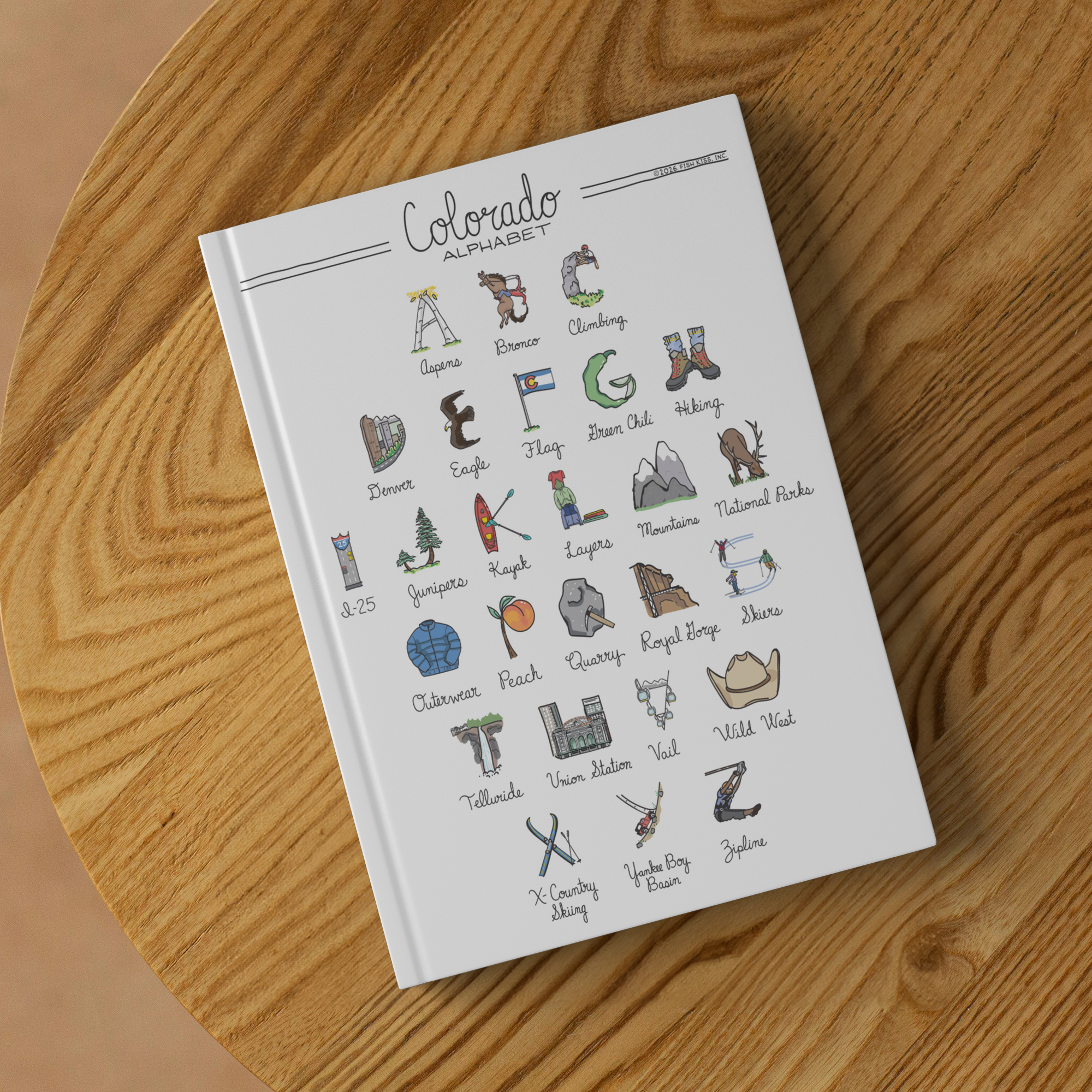 Colorado Alphabet Hardcover Journal