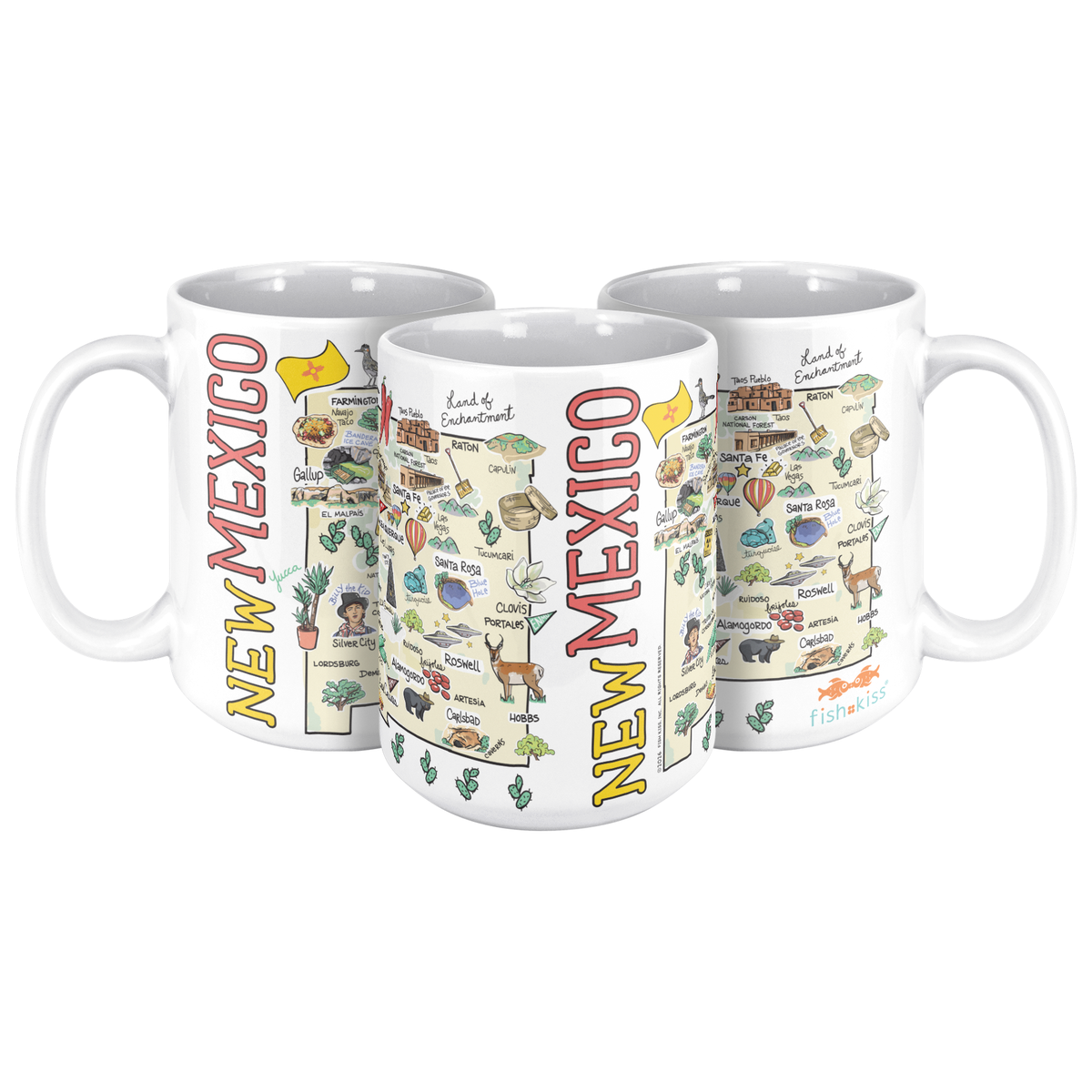New Mexico 15oz White Mug