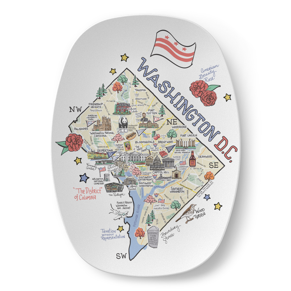 State Map Platter