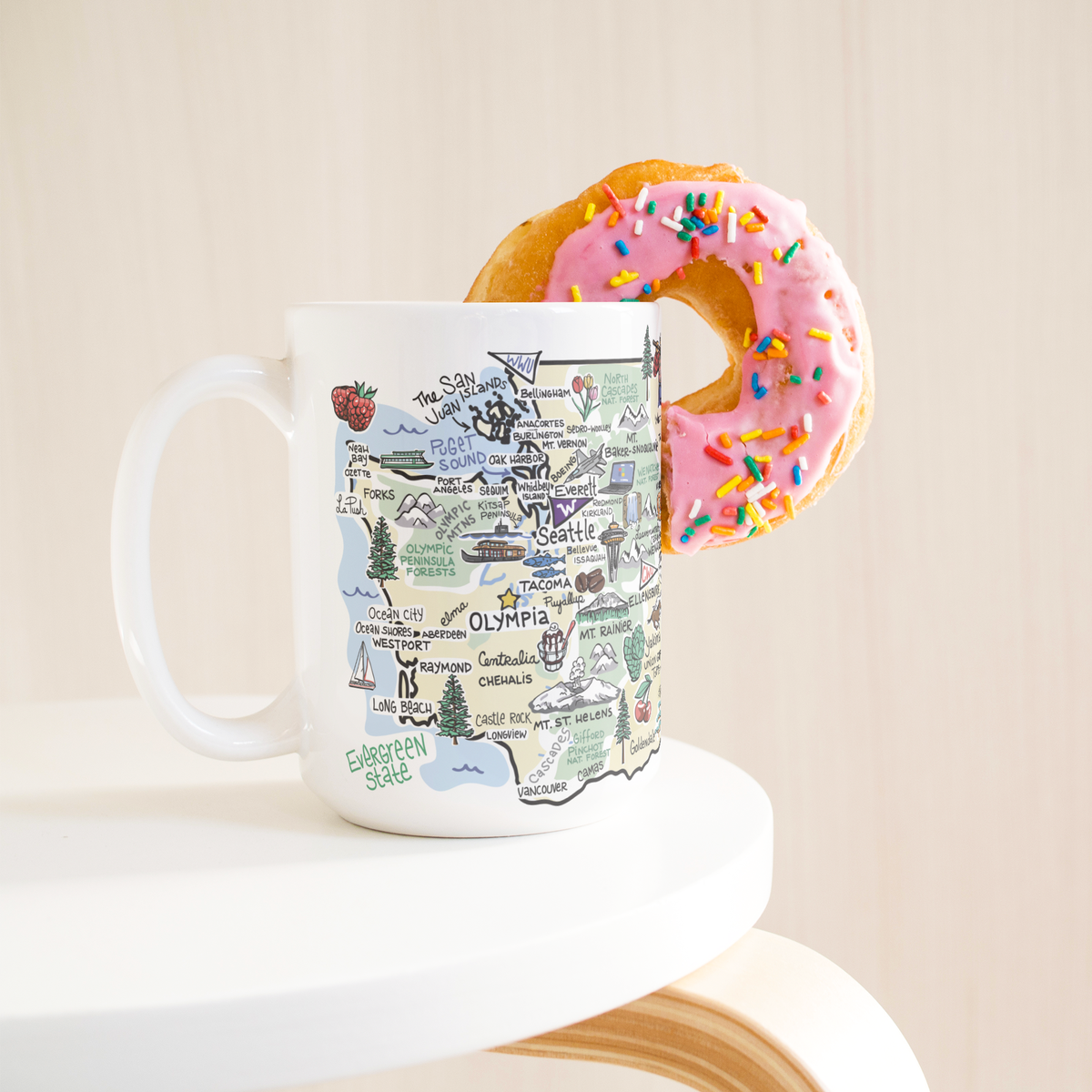 Washington 15oz White Mug