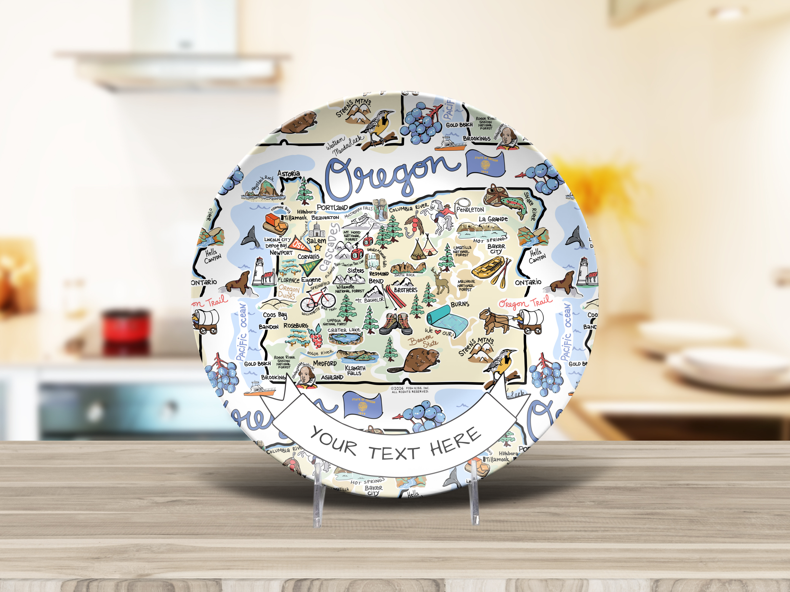 Custom Oregon Plate