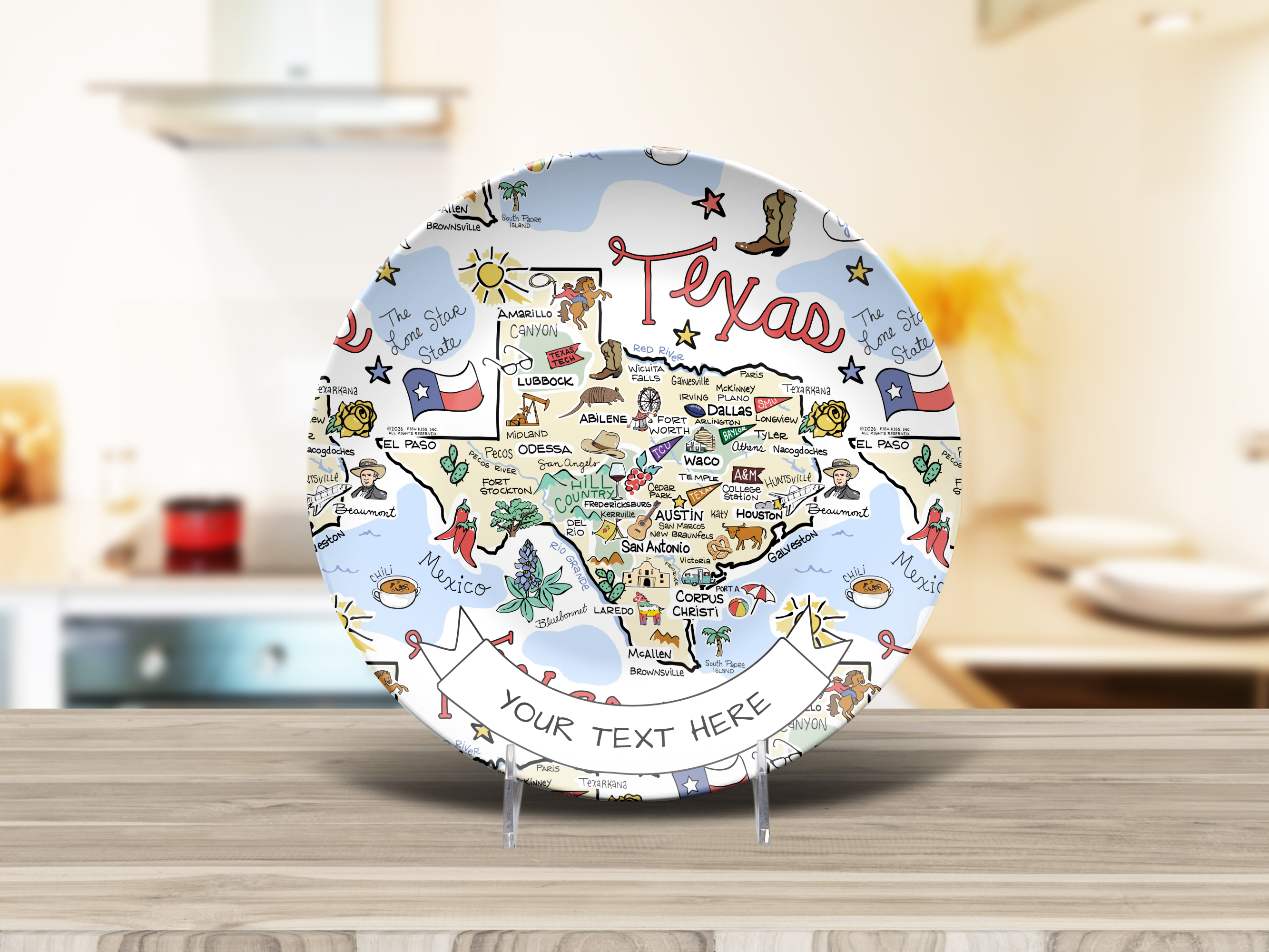 Custom Texas Plate
