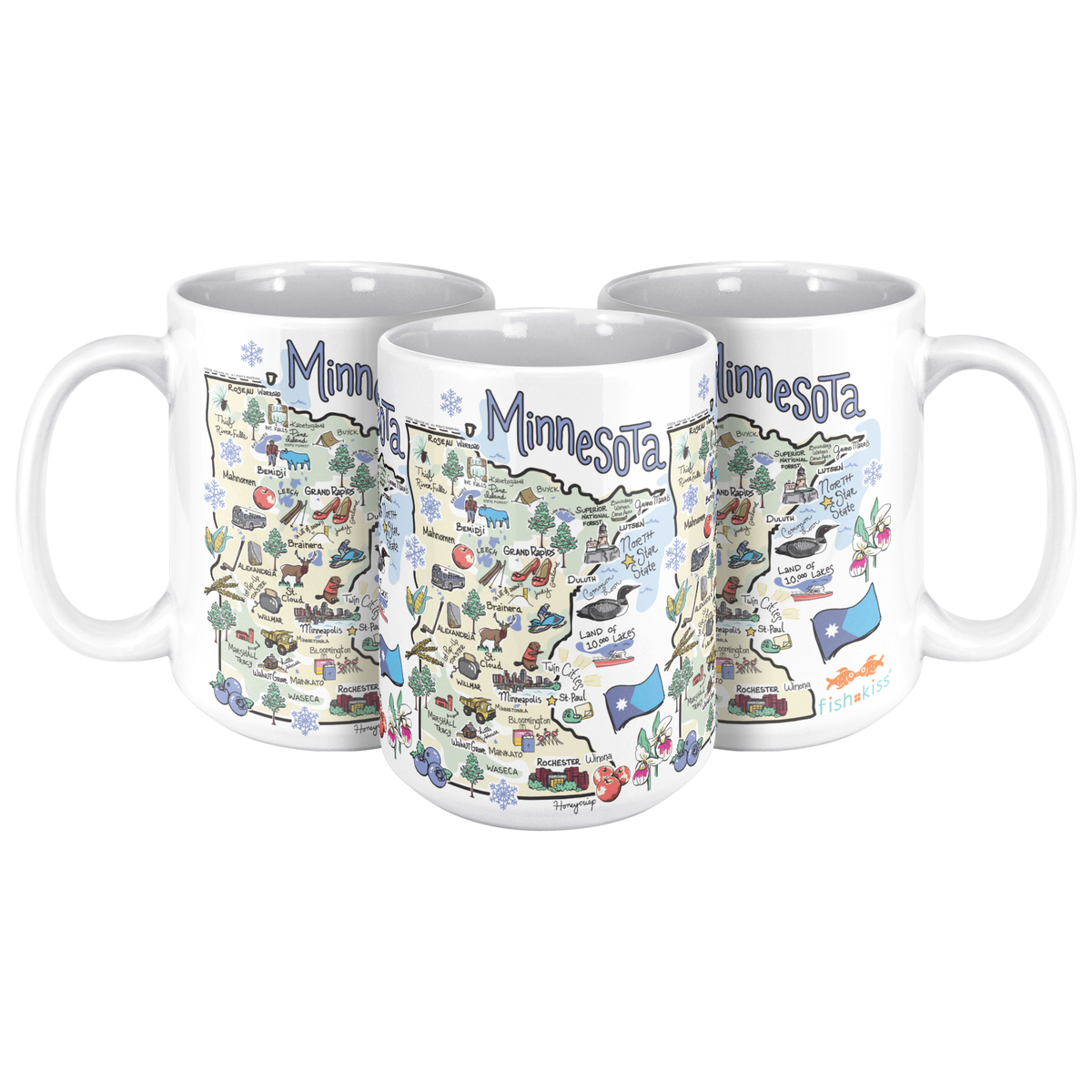 Minnesota 15oz White Mug