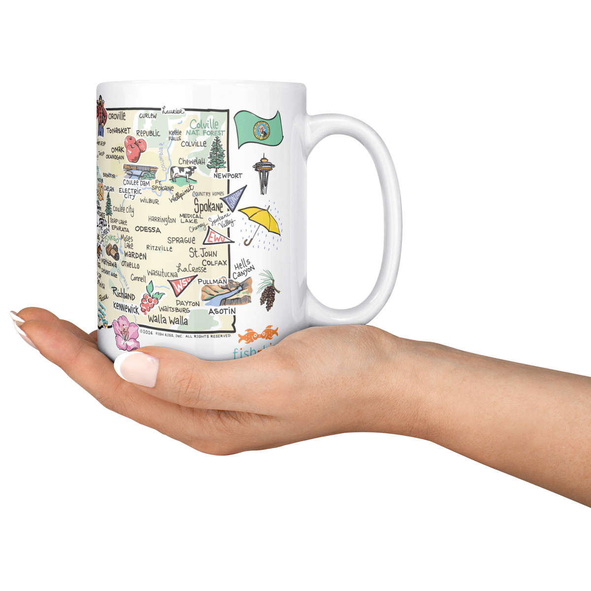 Washington 15oz White Mug