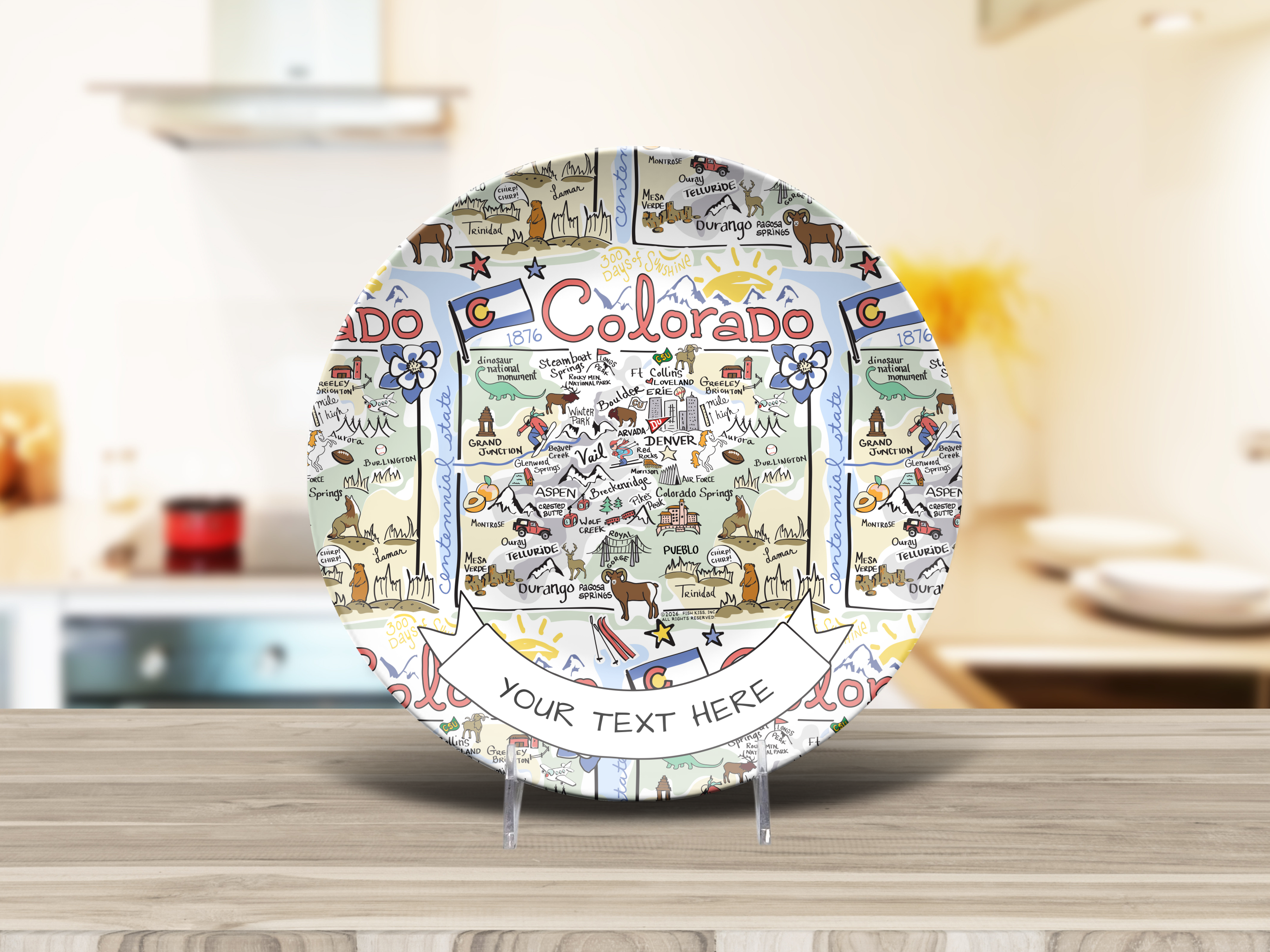 Custom Colorado Plate