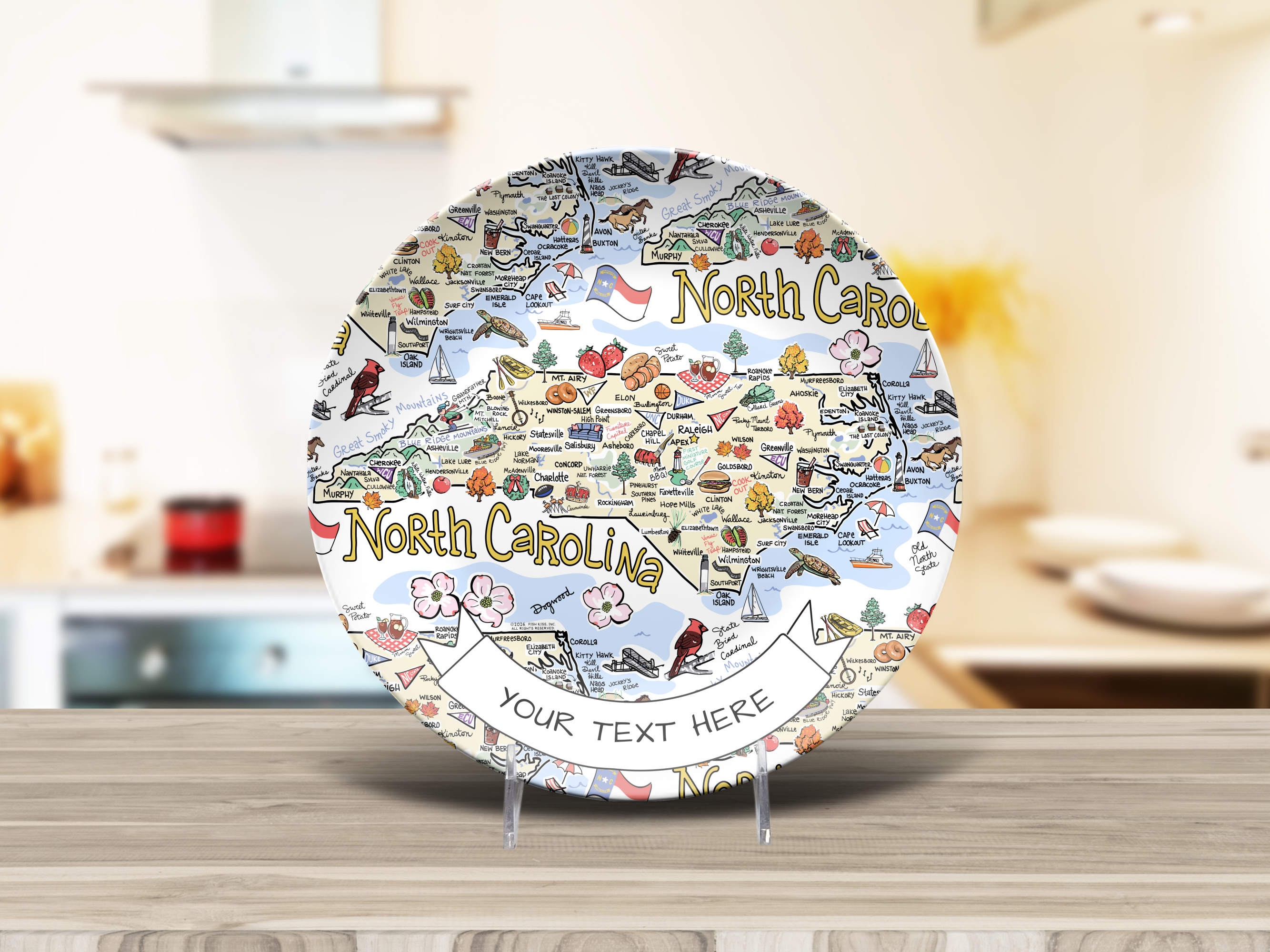 Custom North Carolina Plate