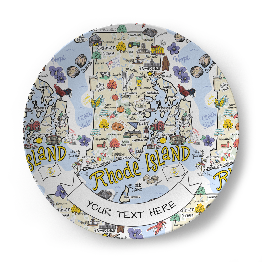Custom Rhode Island Plate