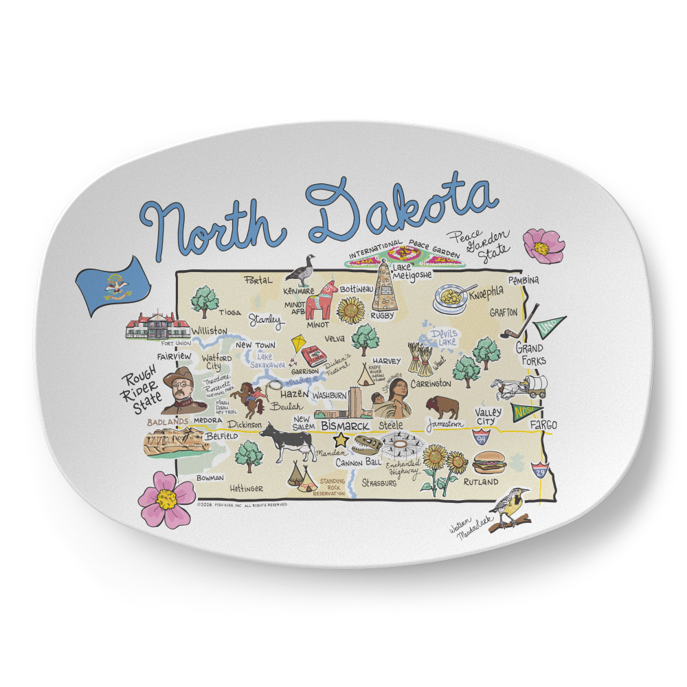 State Map Platter