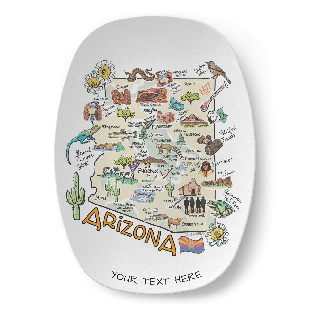 State Map Platter