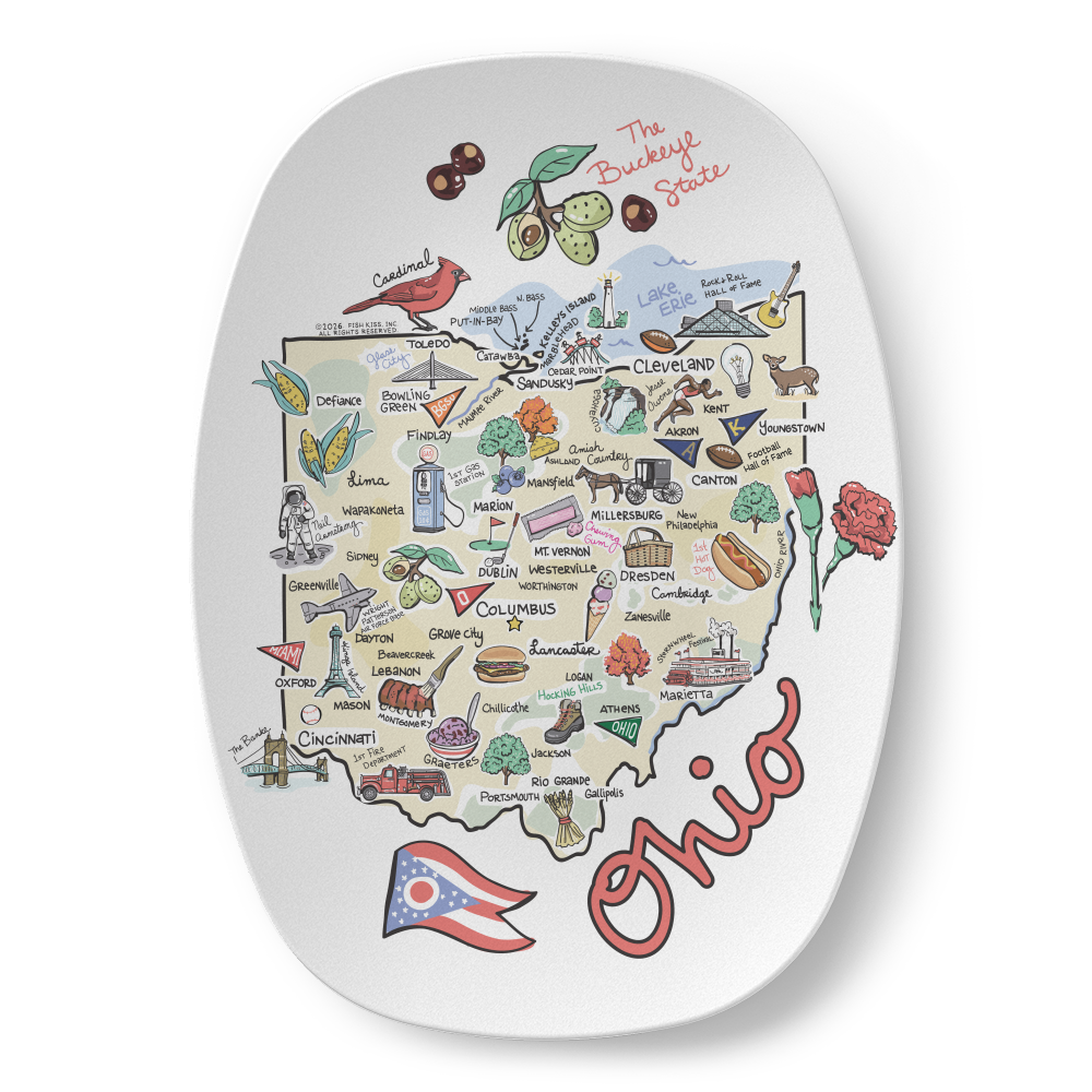State Map Platter