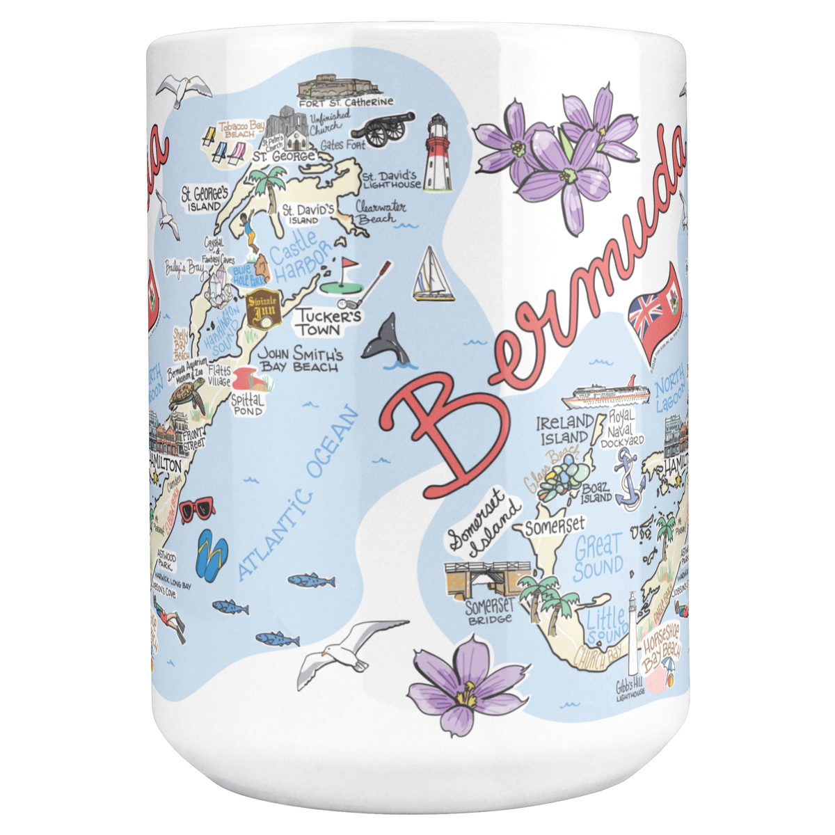 Bermuda 15oz White Mug