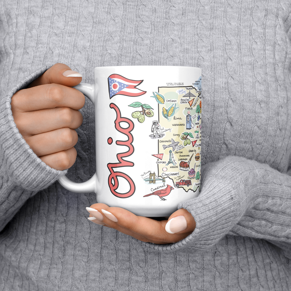 Ohio 15oz White Mug