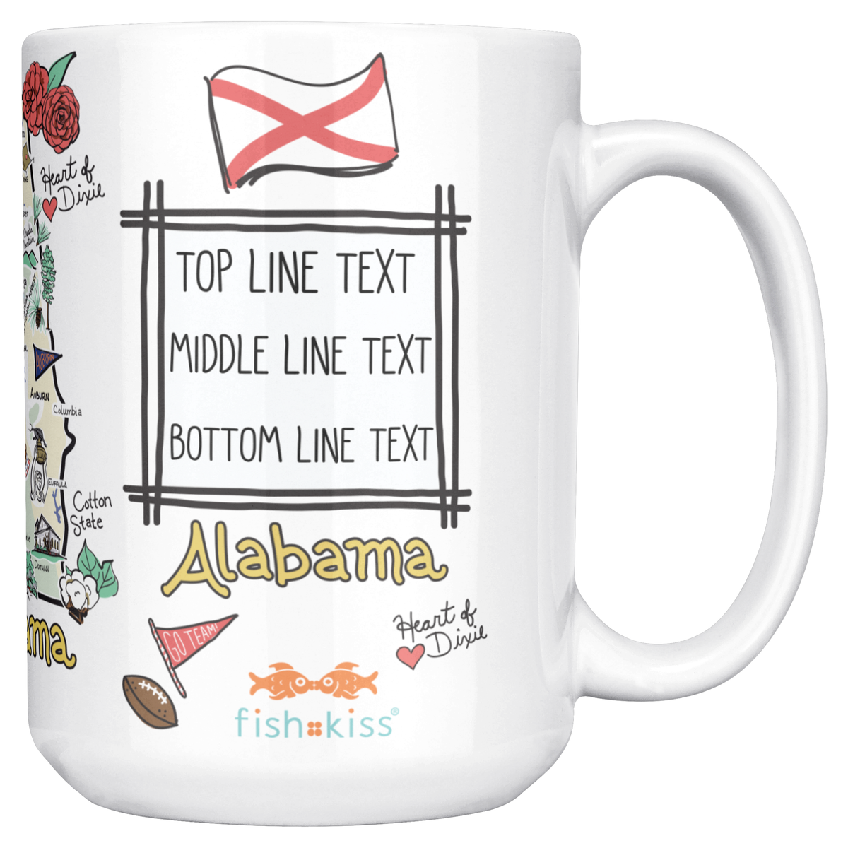 Alabama Map Mug