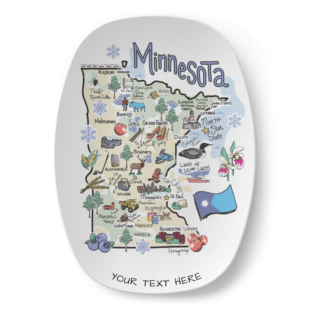 State Map Platter
