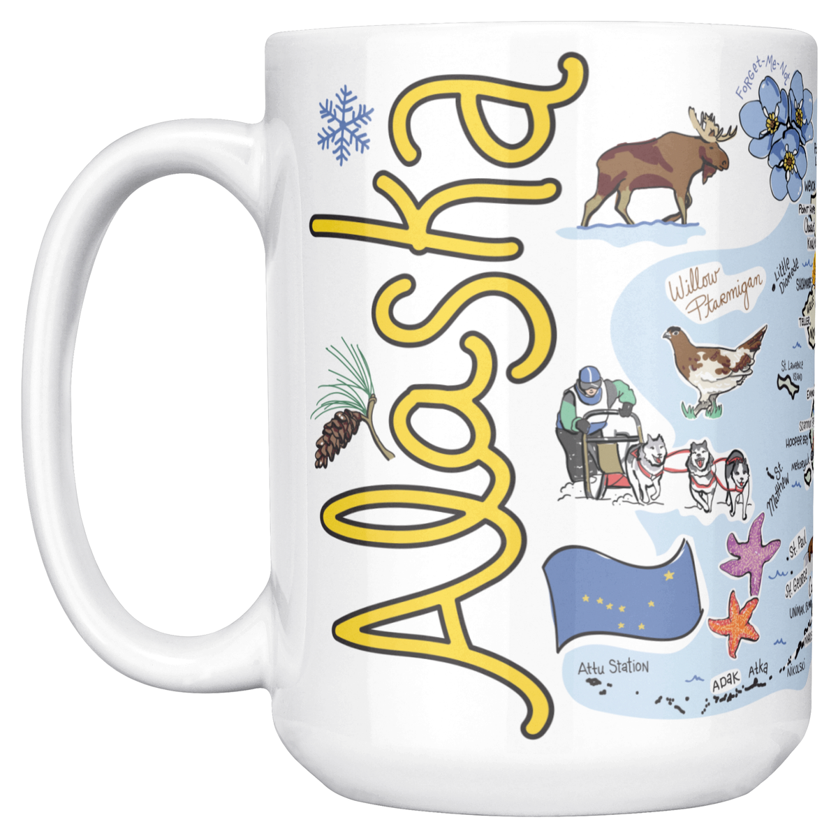 Alaska Map Mug