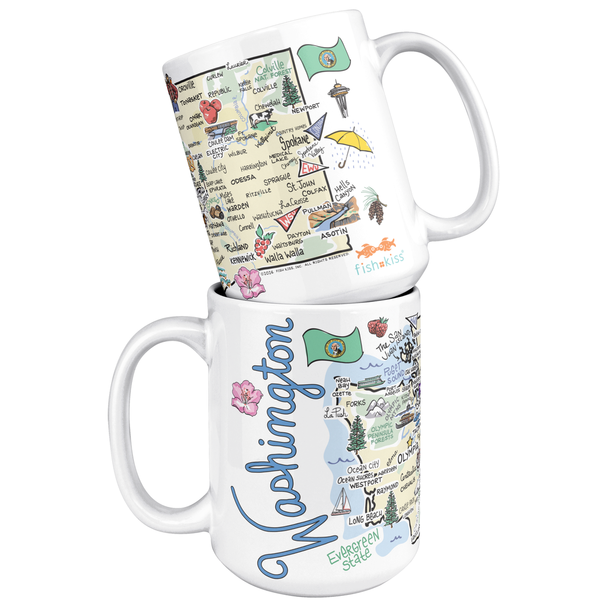 Washington 15oz White Mug